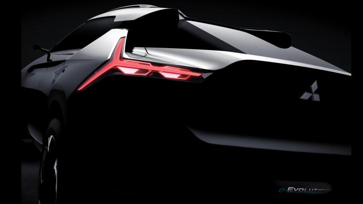 Тизер нового концепта Mitsubishi e-Evolution Concept