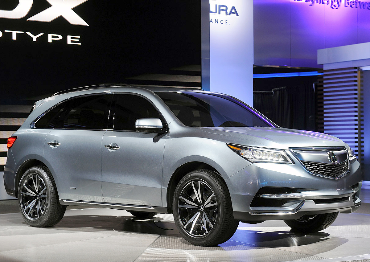 Прототип нового поколения кроссовера Acura MDX - фото - LiveCars.Ru