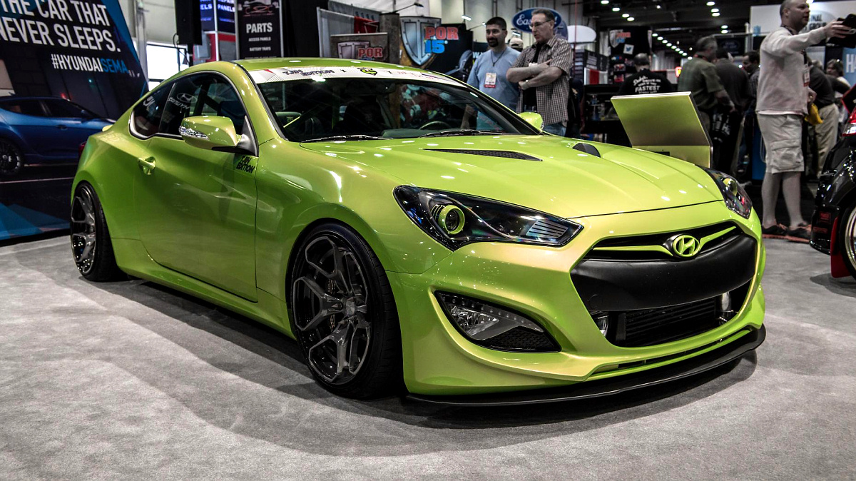 Hyundai Genesis Coupe Р·РµР»С‘РЅС‹Р№